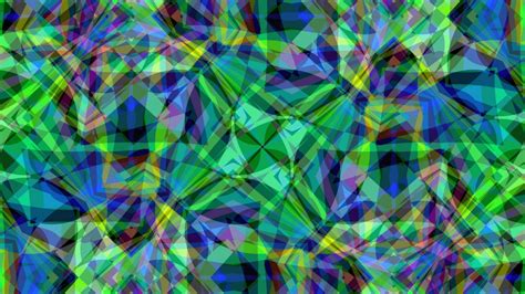 Blue Colorful Colors Green Pattern Shapes Hd Abstract