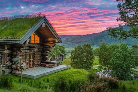 Luxury log cabin in scotland for romantic getaways. 14 Romantic Getaways in Scotland - Watch Me See