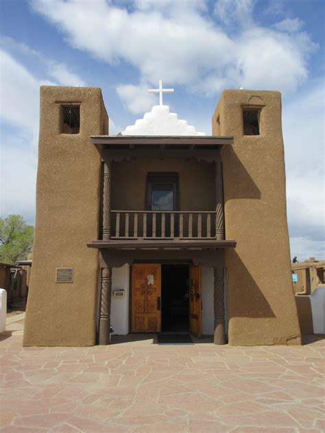 Taos Taos Pueblo Church 3 New Mexico Pictures United States