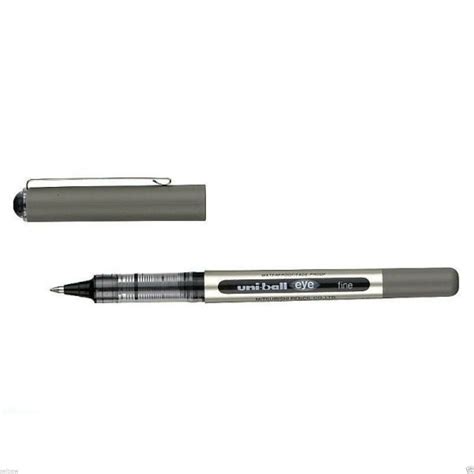 Open 162mm / close 13.2mm. 1 x BLACK uni-ball Eye FINE Roller Ball Pen UB-157 Uniball Made in Japan 0.7mm - MegaShop.Com.Au