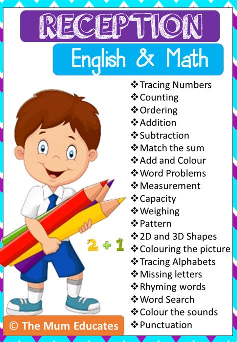 We write essays, research papers, term papers, course works, reviews, theses and more, so our primary mission is to help you succeed academically. Reception Workbook - Math and English - Age 5-6 - The Mum ...