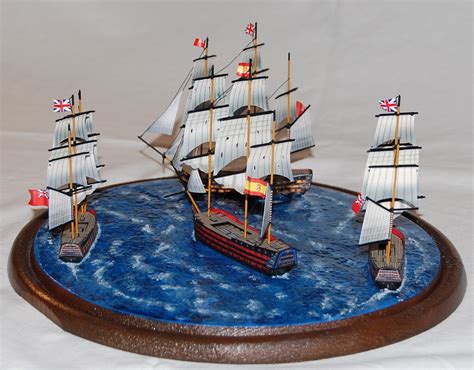 El Soldado Tranquilo Battle Of Trafalgar Diorama