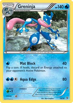 When it spins them and throws them at high speed, these stars can split metal in two. Greninja BREAK | XY—BREAKpoint | TCG Card Database ...