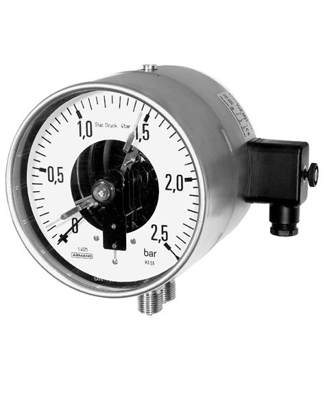 Differential Bourdon Tube Pressure Gauges With Additional Electrical