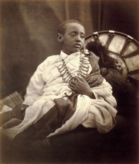 Portrait Of Prince Alamayu Son And Heir Of Emperor Tewodros Ii Of