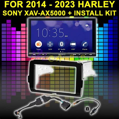 Sony Xav Ax5000 For 2014 2023 Harley Davidson Touring 2 Din Touch