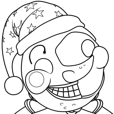 Moondrop Face Fnaf Coloring Page Free Printable Coloring Pages For Kids