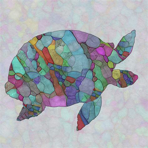 Colorful Sea Turtle Painting By Jack Zulli Pixels