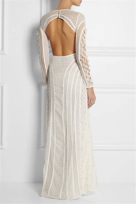 Zimmermann Good Love Crocheted Lace Maxi Dress In White Lyst
