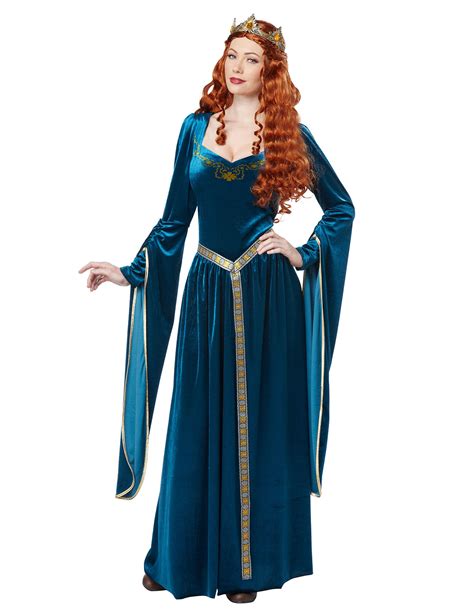 Blue Medieval Princess Costume For Women Adults Costumesand Fancy