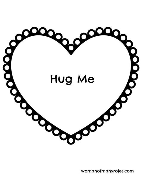 Looking for the best wallpapers? Hug Me Coloring Page | Valentines day coloring page ...