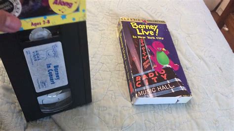 Barney In Concert 1992 Vhs And Barney Live In New York City 1994 Vhs