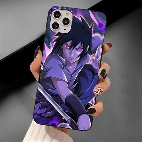 Sasuke Naruto Anime Phone Case Cartoon Phone Case Ae Etsy