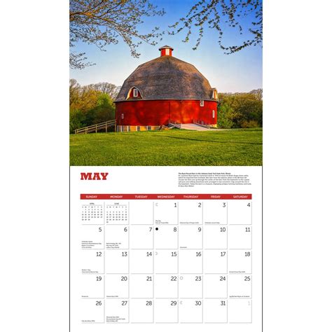 Barns Deluxe 2024 Wall Calendar