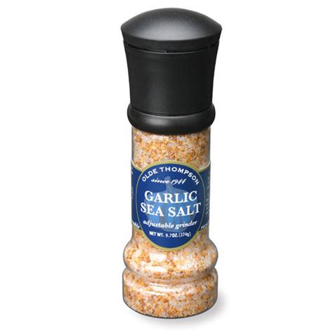 You can also combine them in a bowl before. Olde Thompson 1008-08 9 7/10 oz Garlic Sea Salt Disposable ...