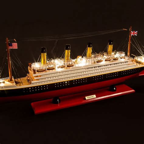 Buy Seacraft Gallery Titanic Model Ship With LED Lights D RMS Titanic Boat Model Decor