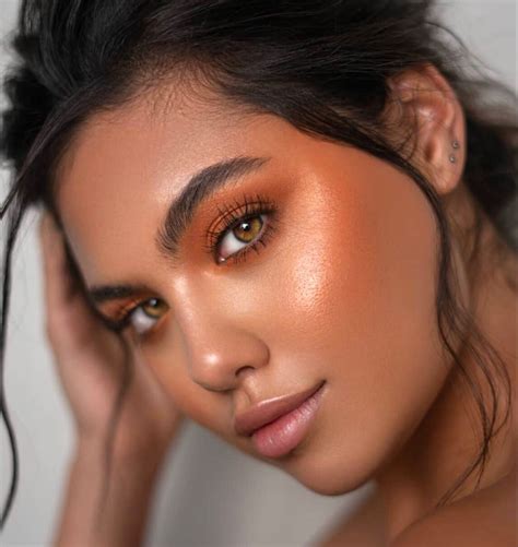 Tangerine 🍊 Orange Makeup Look By Rumakeup Maquiagem De Olho