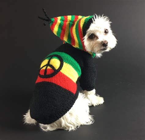 Reggae Dog Sweater For Maltese And Other Breeds
