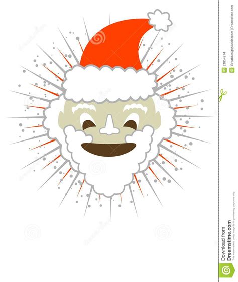 Happy Santa Vector Eps8 Clip Art Stock Illustration