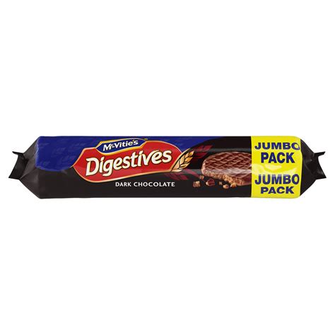 Mcvitie S Digestives Dark Chocolate Jumbo Pack G Chocolate Biscuits Iceland Foods