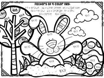This tradition includes egg as the media. Easter Multiplication Color-By-Number | Easter colors, Easter, Map skills