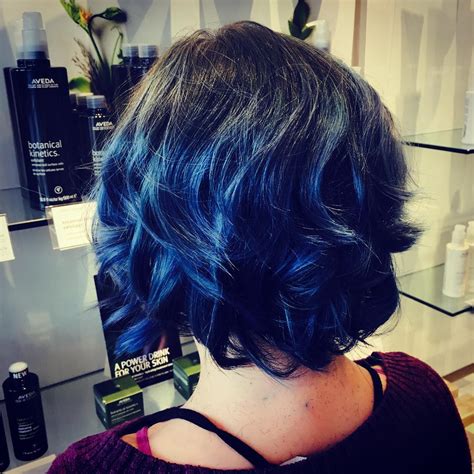 To achieve such an entrancing hair shade balayage technique is used. Blue Ombre Hair Color | Light and Dark Shades 2017