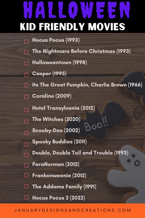 The Best Kid Friendly Halloween Movies January Designs And Creations