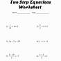 Multi Step Equations Practice Worksheet
