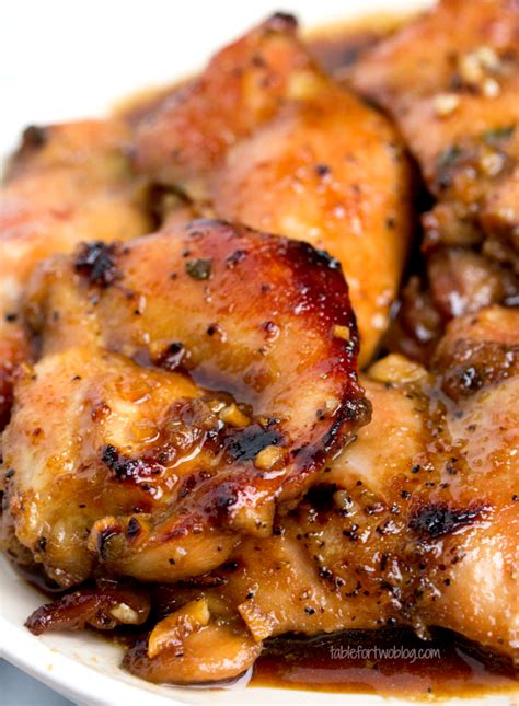 Yum yum chicken thigh with japanese sweet soy sauce. Honey Soy Chicken - Table for Two®