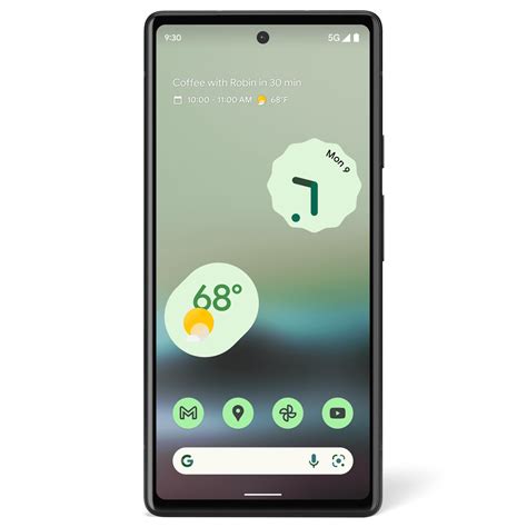 Total by Verizon Google Pixel 6A 5G, 128GB, Black - Prepaid Smartphone