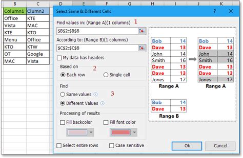 How To Compare Two Columns In Excel For Match