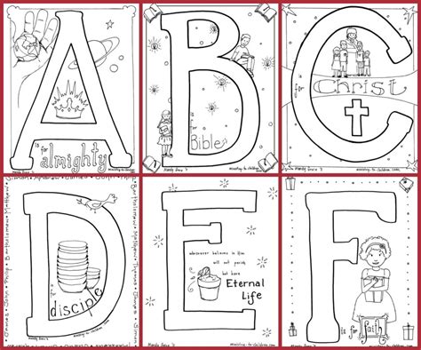 Make your world more colorful with printable coloring pages from crayola. Bible Alphabet Coloring Pages - 100% Free