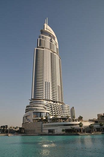 Burj Dubai Lake Hotel Dubai Architektur Wolkenkratzer Moderne