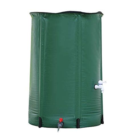 250l 66 Gallon Collapsible Rain Barrel Portable Water Storage Tank