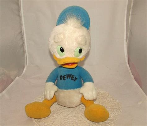 Vintage Stuffed Dewey Duck Duck Tales Character Toy By Etsy Toys