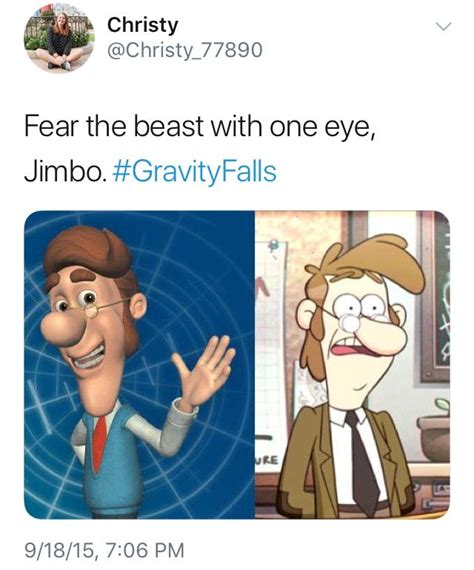 Fear The Beast With One Eye Jimbo Gravityfalls Christy7798 On
