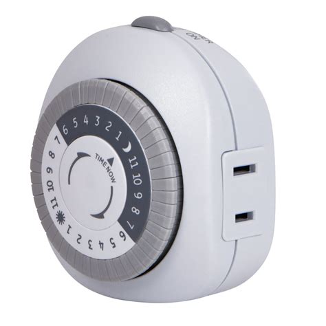 Ge 24 Hour Basic Indoor Plug In Mechanical Timer 1 Outlet 15152