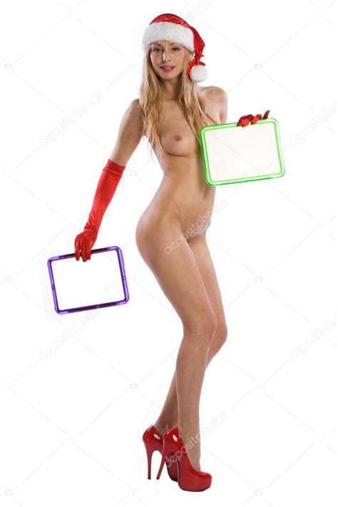 Seksi Plak Noel K Z Beyaz Tahta Onun Elinde Tutan Stok Foto