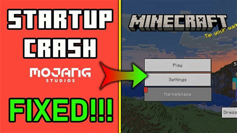How To Fix The Startup Crash At Mojang Screen In Minecraft Bedrock Edition Youtube