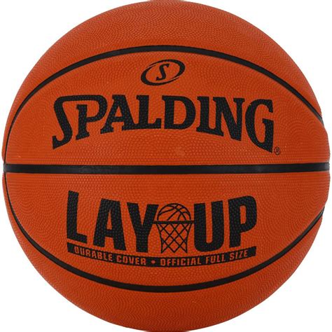 Spalding Nba Layup Outdoor Recreational Rubber Basketball Ball Orange