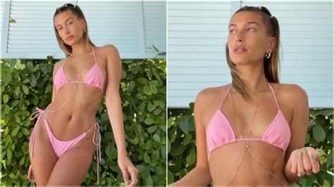 Fashion News Hailey Bieber Is Summer Ready Dons Very Revealing