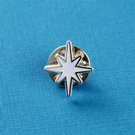 Christmas Star Enamel Pin From Punky Pins With Images Enamel Pins