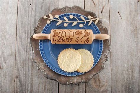 Wizzard Mini Embossing Rolling Pin For Cookies Laser Etsy How To