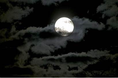 Moon Clouds Halloween Night Scary Wallpapers Goodnight