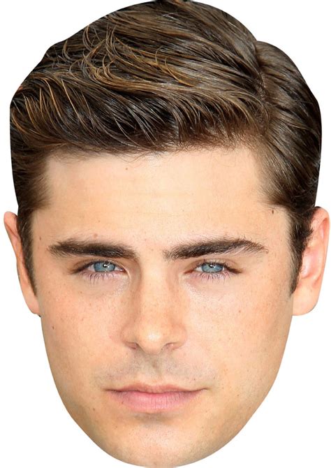 Former disney child star zac efron has left the internet divided following his appearance while taking part in earth day musical special via facebook. Zac Efron Mask - Novelties (Parties) Direct Ltd