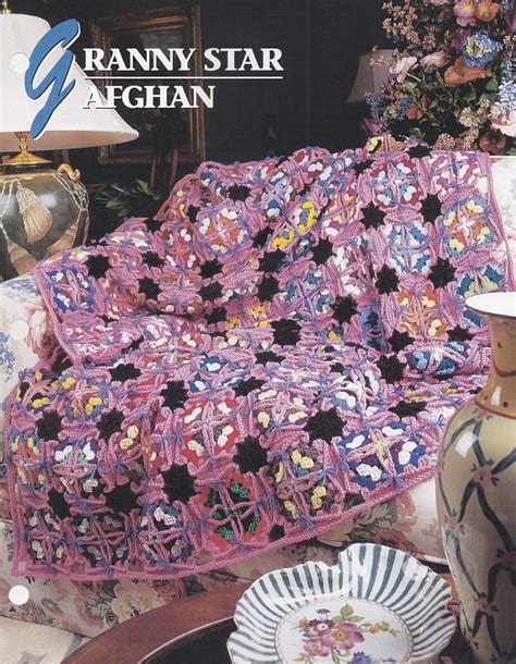 Granny Star Afghan Annies Crochet Quilt And Afghan Pattern Crochet