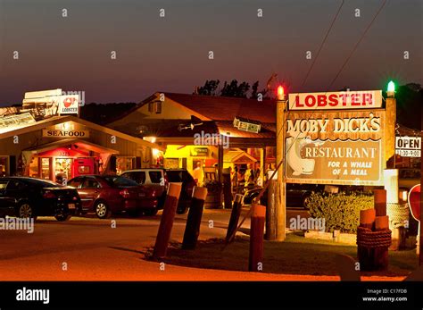 Lobster And Seafood Restaurant Cape Cod Ma Massachusetts Stock Photo