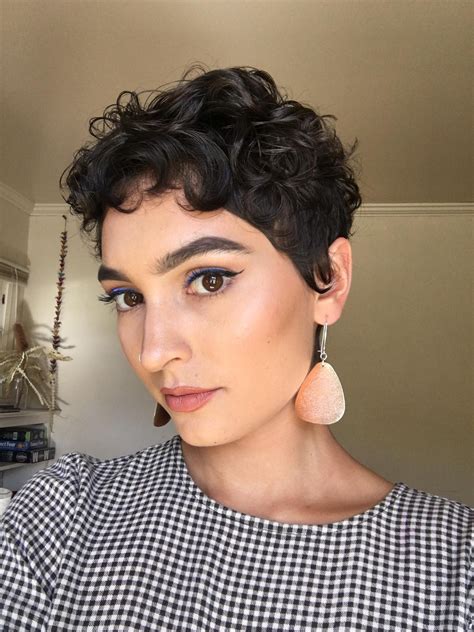 Finally Found A Hairstylist Who Knows How To Work With My Curly Pixie