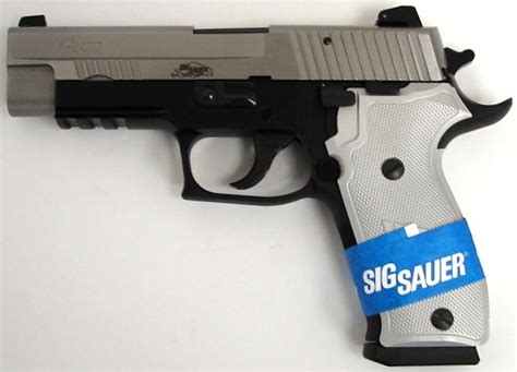 Sig Sauer P220 Elite 45 Acp Caliber Pistol New Platinum Model With