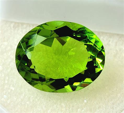 Oval Green Sapphire Gemstone Size 14x11x8 Mm Cts 730 Etsy